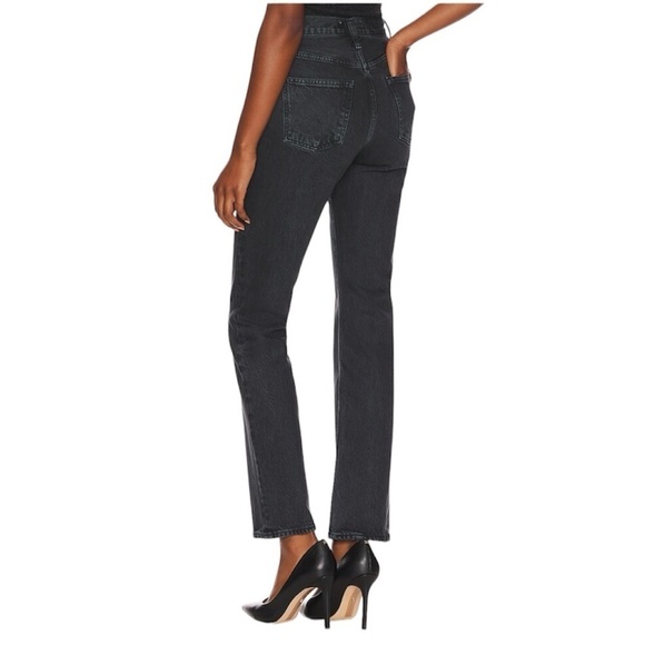 NWT Aritzia AGOLDE High Rise Vintage Boot in Percolate size 23 - Picture 2 of 11